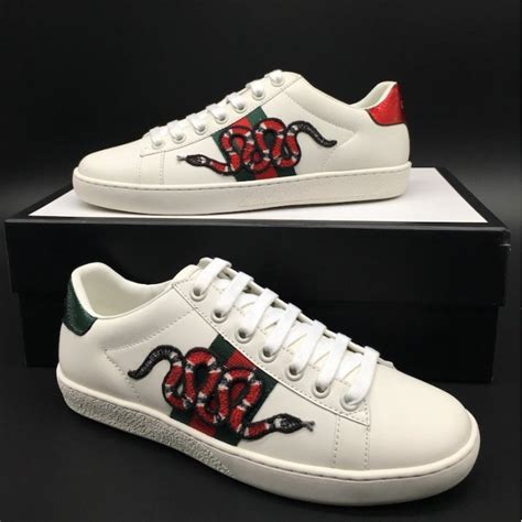 gucci ace snake review|gucci ace embroidered snake.